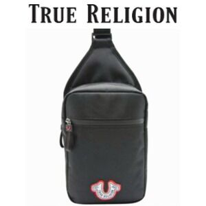 True Religion Yara Logo Horseshoe Sling Bag